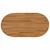 Gornji dio stola 80 x 40 x 3,5 cm Ovalni Čvrsto teak drvo