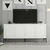 HANAH HOME Komoda Lyon 79 White Black
