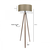 Opviq Podna lampa AYD-3687, Pesak