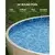 VEVOR Bazenska obloga Unibead 24 ft okrogla 732x120 cm modra