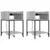 Noćni ormar 2 pcs Siva Sonoma 40 x 40 x 61 cm Konstruirano drvo