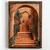 WallXpert uramljena MDF slika NAL182-70, terakota stepenice i lukovi sa palmama, 50 x 70 cm