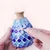 shumee DIY vaza - modri mozaik