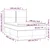 Vidaxl Box spring postelja z vzmetnico moder 140x190 cm blago