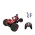 Alltoys Radijsko vodeni trikolesnik 2,4 GHz, rdeč, s transformacijo