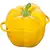 Mini pekač Staub Peppers, 400 ml, rumen, keramični