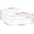 Vidaxl Box spring postelja z vzmetnico modra 140x200 cm blago