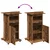 Podij s ladicama Staro drvo 55 x 55 x 107 cm Konstruirano drvo