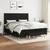 Vidaxl Box spring postelja z vzmetnico črna 180x200 cm blago