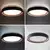 Brilagi - LED plafonsko svetlo WALDO, prigušiva, LED/48W/230V prečnik 40 cm crna/zlatna+daljinski upravljač