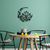 Wallity Zidna dekoracija Flower Moon - L, 70 x 70 cm,  Crna