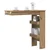 Vidaxl Stenska barska miza artisan hrast 102x45x103,5 cm