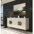 Hanah Home Konzola Nida KB150, 150x75x35 cm, Belo-zlatne boje