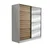 Hanah Home Garderober Kale-7154, 220x210x52 cm, Hrast