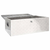 Kutija za pohranu srebrna 100 x 55 x 37 cm aluminijska