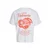 JACK & JONES Majica JORVACATION neonsko oranžna/bela