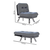 Atelier del Sofa Fotelja Misa 110x70cm Krem