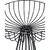 SERAX Metal Sculptures XL košara 30x30 cm, črna