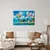 Slika obalna vas pod palmami - 150x100