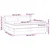 Vidaxl Box spring postelja z vzmetnico črn 200x200 cm blago