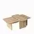 Hanah Home Set kafenih stočića, 105x35cm, Krem