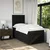 Vidaxl Box spring postelja z vzmetnico črn 90x190 cm blago