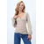 Trend Alacati Stili Ženska bluza dugih rukava Alc-X12929, Smeđa