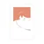 Plakat s paspartujem poročna pot - 40x60 white