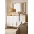 Hanah Home komoda Nota 120, 120 cm, hrast Sapphire / bela / srebrna