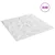 Zidne panele 48 pcs Bijela 50 x 50 cm XPS pjena