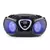 AUNA ROADIE BOOMBOX, crni, CD, USB, MP3, AM / FM radio, Bluetooth 2.1, LED efekt u boji