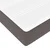 Okvir kreveta s madracem s madracem 2 pcs Siva PVC