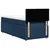 Vidaxl Box spring postelja z vzmetnico modra 80x200 cm blago
