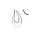 RIEDEL AMADEO FATTO A MANO OPTICAL Dekanter za vino, 1.5L, Crno-bela-crna linija