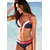 KangaROOS Bikini mornarska/roza/bela