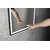 CORNA LED-Mirror 60x80cm, Touch Sensor, dimmable, black matt - 60x80x3,5 cm - Aqualine - 24 - Aluminij - Pravokotnik - 600 - 800 - IP44 - 2160 - 30 - Illuminated mirrors - 14