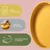 Zopa Silicone Plate krožnik 6 m+ Mustard Yellow 1 kos