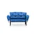 Atelier del Sofa Dvosed na razvlačenje Nitta 155x85x70cm Plavi