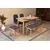 Hanah Home Trpezarijski sto i stolice (6 komada) Vina Mini 03 1048