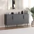 Hanah Home Konzolni sto Clara, 150x75x36 cm, Antracit