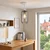BRILAGI - LED Plafonski luster R GLASS 1xE27/60W/230V prečnik 14 cm bela/dimno siva