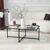 Hanah Home Klub sto Sun S408 94x35x64cm Crni