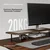 Brateck Postolje za monitor, 80x26 cm, Braon