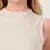GymBeam Women‘s NEO Turtleneck Top Almond