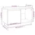 TV ormarić 74 x 35 x 44 cm od masivne borovine