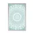 Plakat detajl Mandale harmonije na modrem ozadju - 60x90 silver