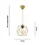 OPVIQ Luster Geodrat Gold