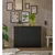 home24 KOMODA, črna, barve hrasta