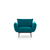 ATELIER DEL SOFA Fotelja Jax Solo Petrol Green GR124