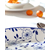 Madame Coco Duboki tanjir Reve Bleu, 20 cm, Plavo-beli